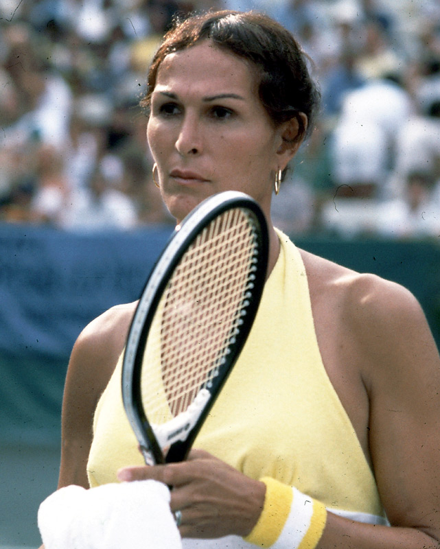 Renee Richards, tenista profesional y defensora de la transexualidad que se sometió a una operación de hombre a mujer en 1975.