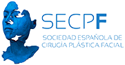 Logotipo de la SECPF (Sociedad Española de Cirugía Plástica Facial) afiliada a Facialteam Cirugía de Feminización Facial