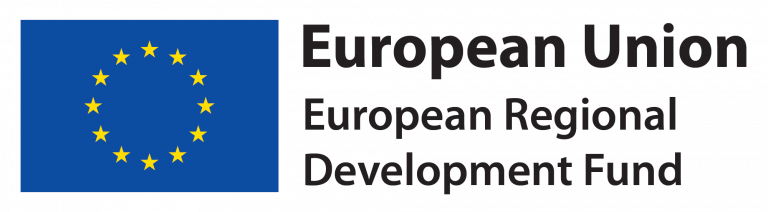 Logo of the European Union's Regional Development fund.