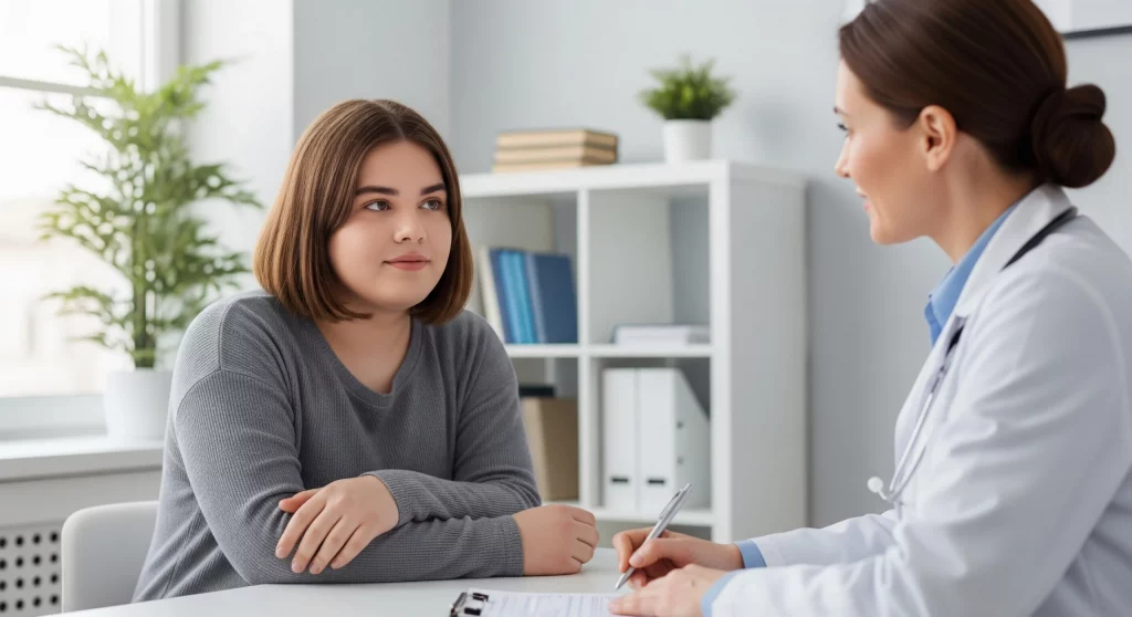 Trans-woman-asking-her-doctor-about-her-bmi-scaled — Facialteam