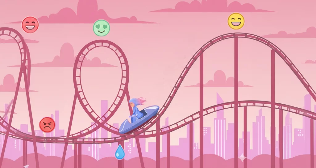 Montaña rusa emocional después de recibir cuidados de afirmación de género.